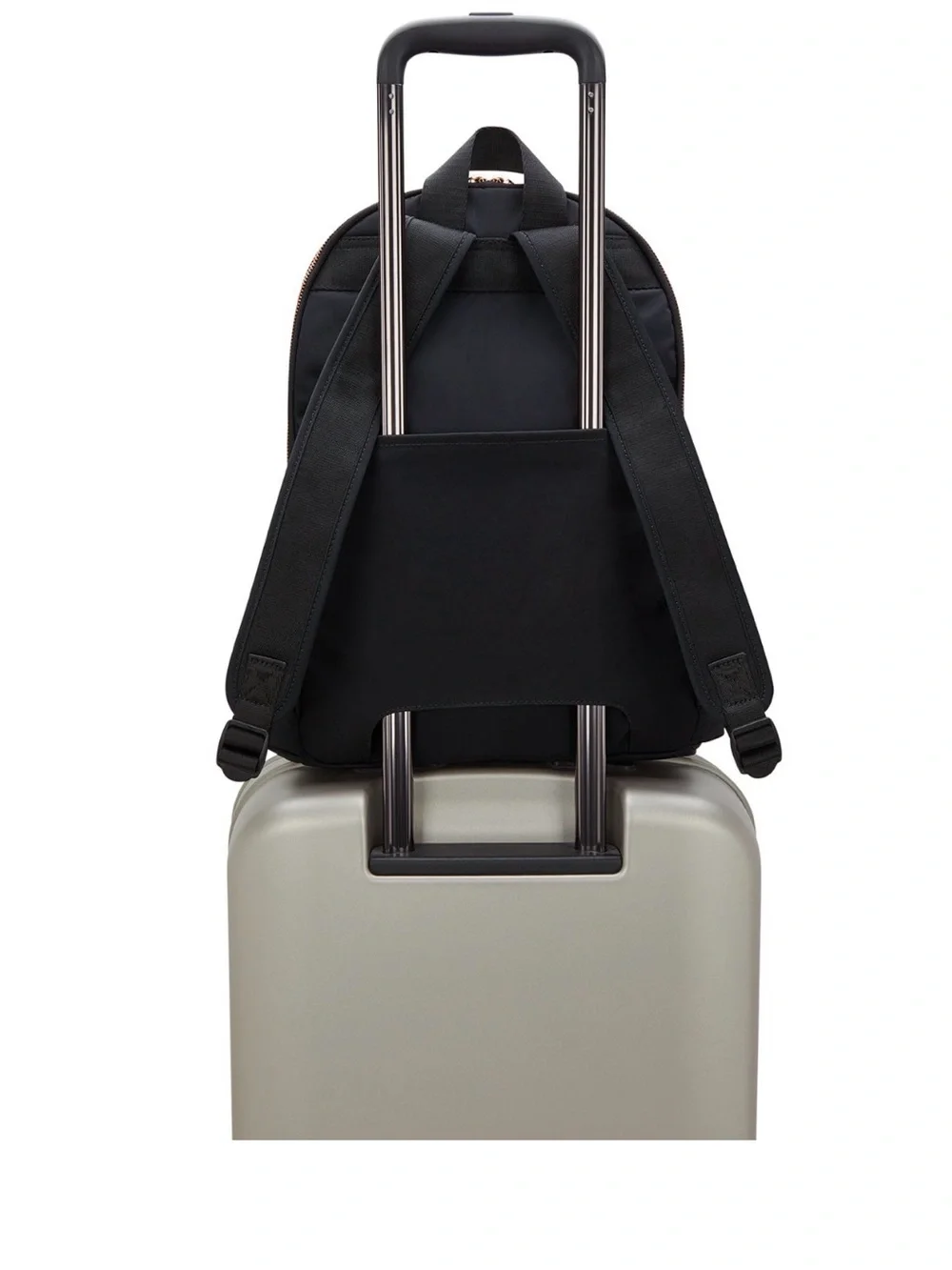 Black Women's Everyday Backpack - Sleek Modern Design